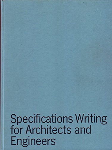 Book Specifications Writing For Architects And Engineers free