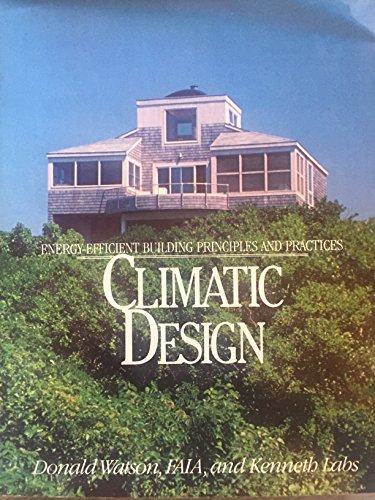 Book Climatic Design: Energy-Efficient Building Principles and Practices free
