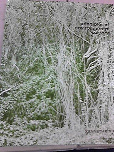 Book Principles of environmental science free