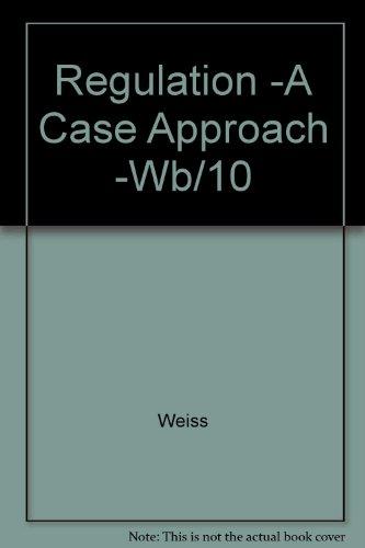 Book Regulation: A Case Approach free