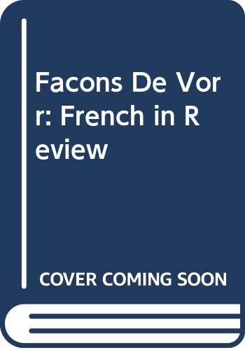 Book Facons De Vorr: French in Review (French Edition) free