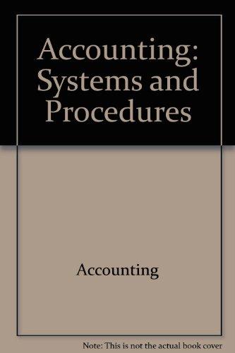 Book Accounting: Systems And Procedures (mcgraw-hill Accounting 10/12 Series) free