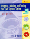 Book Designing, Building, and Testing Your Own Speaker System: With Projects free