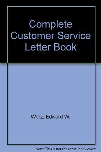 Book Complete Customer Service Letter Book, with Disk free
