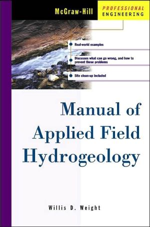 Book Manual of Applied Field Hydrogeology free