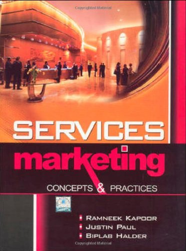 Book Services Marketing - Concepts & Practices free