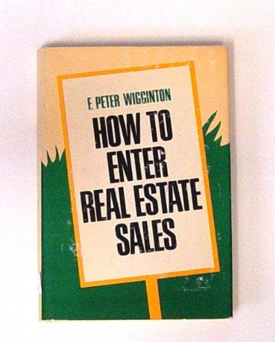 Book How To Enter Real Estate Sales free