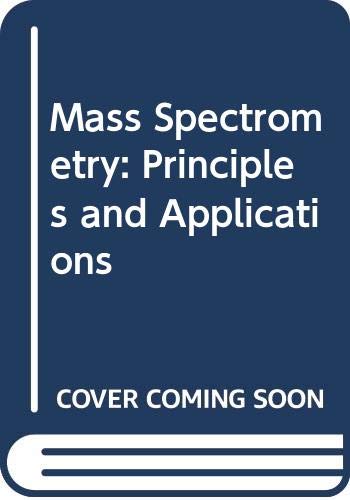 Book Mass Spectrometry: Principles And Applications free