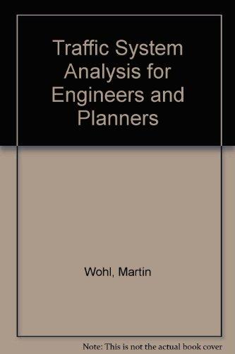 Book Traffic System Analysis For Engineers And Planners free