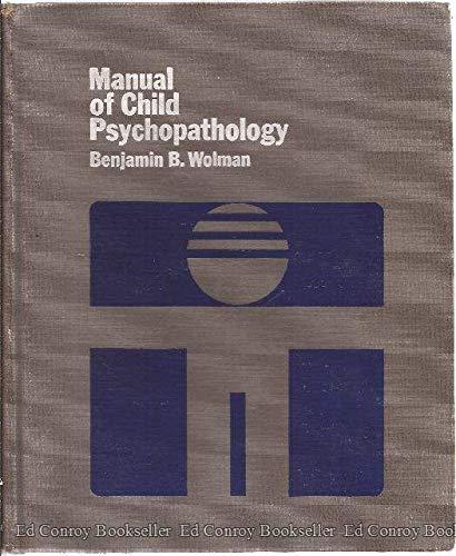 Book Manual of child psychopathology free