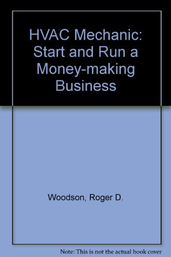 Book Hvac Mechanic: Start and Run a Money-Making Business free