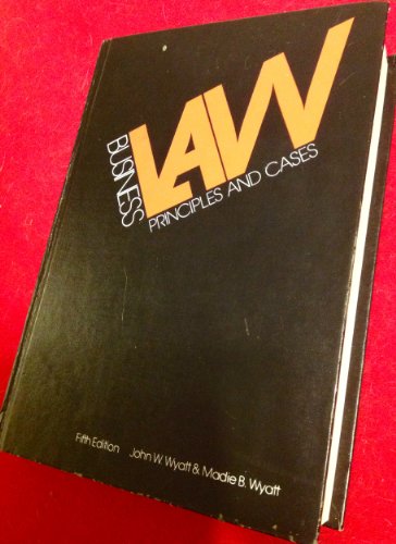 Book Business law: principles and cases free