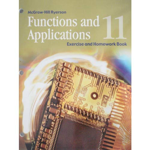Book FUNCTIONS & APPLICATIONS 11 (MCGRAW-HILL) / EXERCISE & HOMEWORK BOOK free
