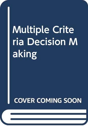 Book Multiple criteria decision making (McGraw-Hill series in quantitative methods for management) free