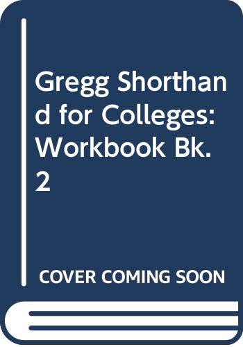Book Gregg Shorthand College Book (Bk. 2) free