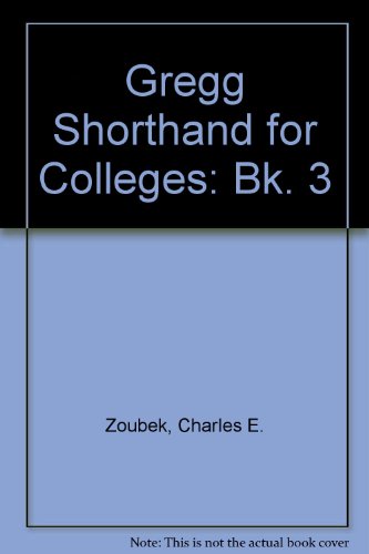 Book Gregg Shorthand for the Administrative Assistant (Bk. 3) free