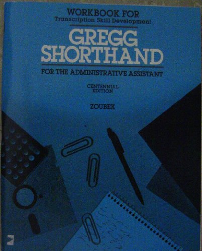 Book Gregg Shorthand For The Administrative Assistant Workbook 3 free