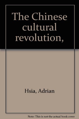 Book The Chinese cultural revolution, free