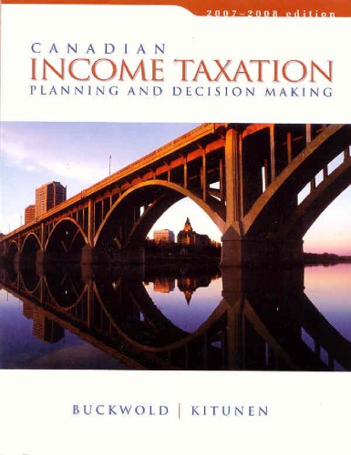 Book Canadian Income Taxation, 2007/2008 Edition free