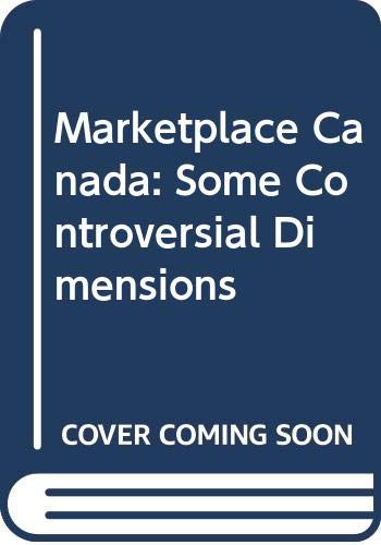 Book Marketplace Canada: Some Controversial Dimensions free