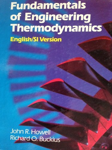 Book Fundamentals of Engineering Thermodynamics: English/Si Version/With Diskette free