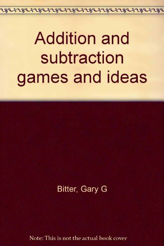 Book Addition And Subtraction Games And Ideas free