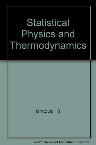 Book Statistical physics and thermodynamics (European physics series)) free
