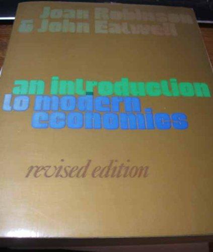 Book An introduction to modern economics free