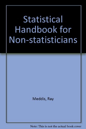 Book Statistical handbook for non-statisticians free