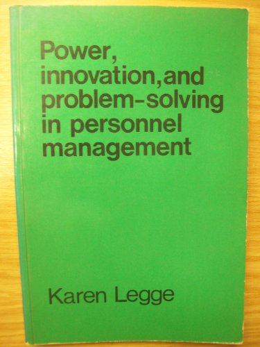Book Power, innovation, and problem-solving in personnel management free