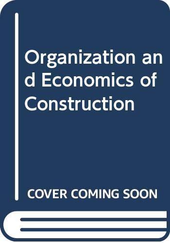Book Organization and economics of construction (University series in civil engineering) free