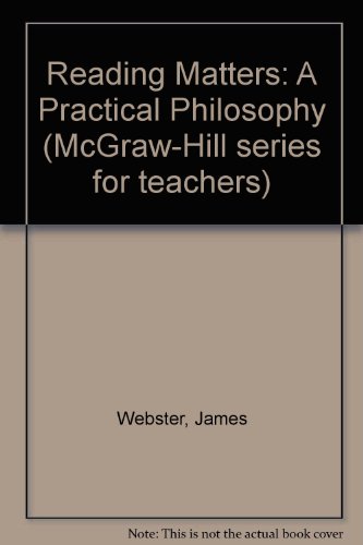 Book Reading Matters: A Practical Philosophy free
