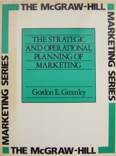 Book Strategic And Operational Planning Of Marketing (the Mcgraw-hill Marketing Series) free