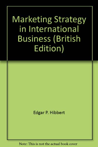 Book Marketing Strategy In International Business free
