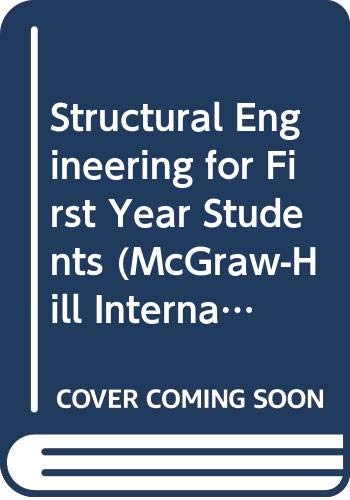 Book Structural Engineering for First Year Students (McGraw-Hill International Series in Civil Engineering) free