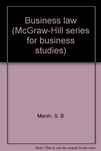 Book Outlines Of English Law (mcgraw-hill Series For Business Studies) free