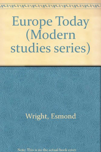 Book Europe Today (modern Studies Series) free