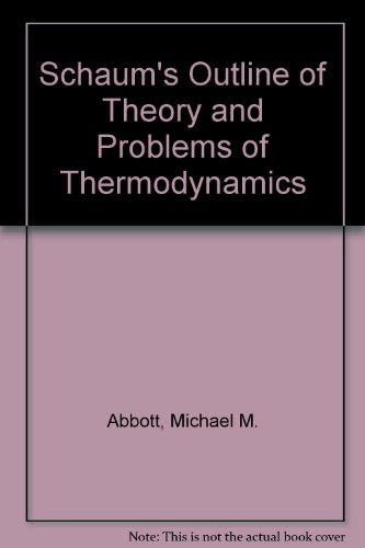 Book THERMODYNAMICS -SCHAUM O/L -S.I.EDITION (Schaum's Outline) free