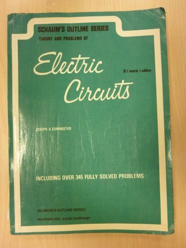 Book Schaum's Outline of Electric Circuits (Schaum's outline series) free