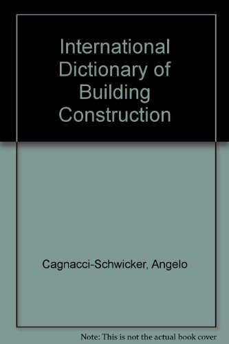 Book International Dictionary of Building Construct free