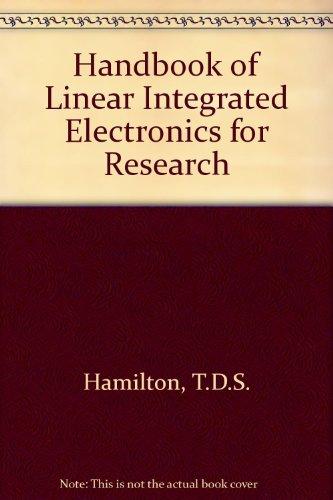 Book Handbook of linear integrated electronics for research free