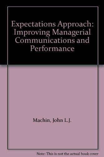 Book The expectations approach: Improving managerial communication and performance free