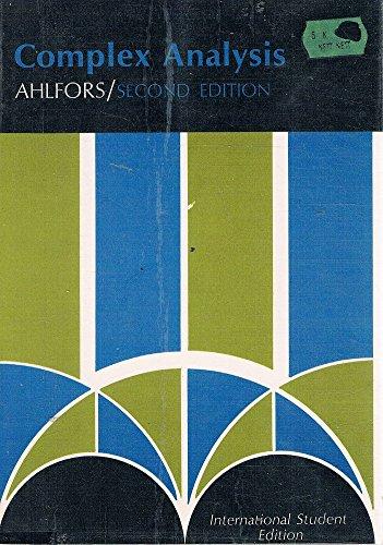 Book Complex Analysis (international Series In Pure & Applied Mathematics) free