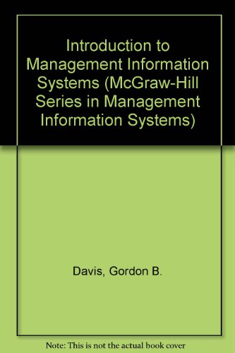 Book Introduction to Management Information Systems (McGraw-Hill Series in Management Information Systems) free
