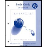 Book Study guide for use with Marketing, fourth Canadian edition free