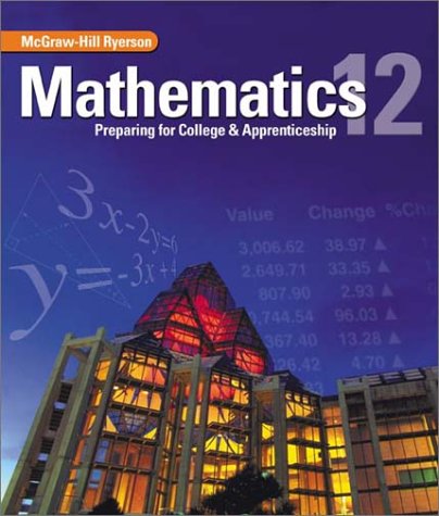 Book Mathematics: Preparing for College & Apprenticeship 12 free
