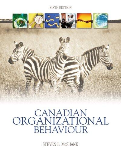 Book Canadian Organizational Behaviour free