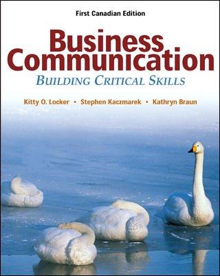 Book Business Communications : Building Critical Skills free