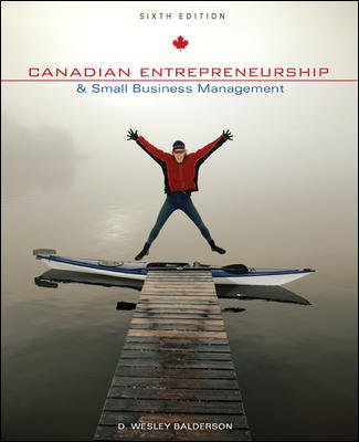 Book Canadian Entrepreneurship and Small Business Management free
