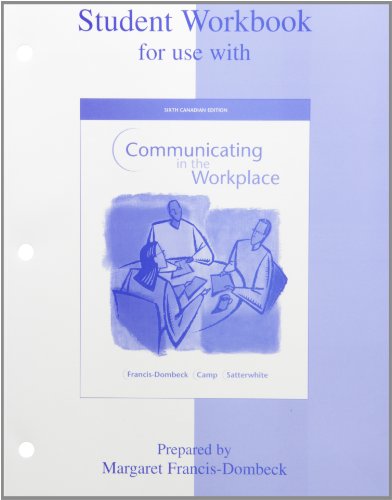 Book Study Guide for use with Communicating in the Workplace free
